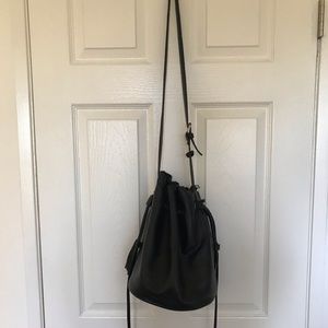 Black strap bag